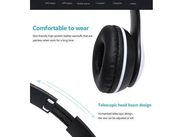 Alt view image 13 of 14 - Hybrid Noise Cancelling Headphones, Wireless Bluetooth, Mic, Deep Bass, Soft Earpads, Fast Charging, Transparent Modes