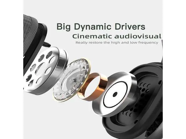 Alt view image 11 of 12 - SOEWIOU Upgraded Hybrid Active Headphones with Transparent Modes Playtime Wireless Bluetooth with Mic Deep Bass Soft-Earpads Fast Charging-Green