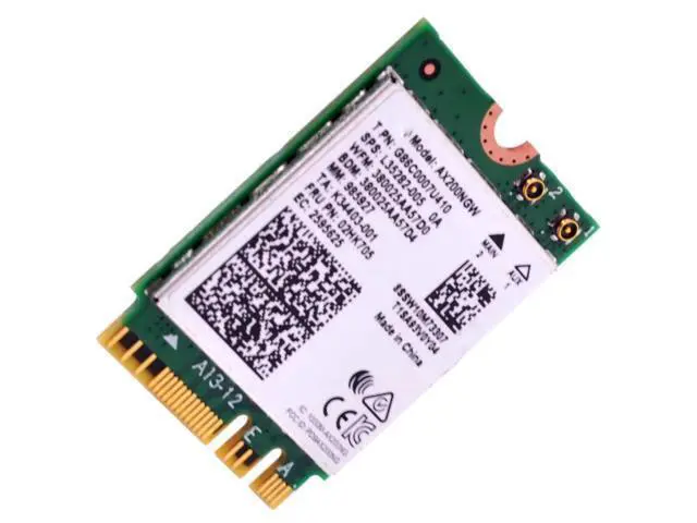 Alt view image 6 of 6 - 802.11ac 802.11ax 2.4Gbps Wireless M2 NGFF Mini PCI-e WiFi Adapter+ Bluetooth 5.0 WLAN Card for Intel Wi-Fi 6 AX200