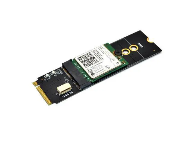 Alt view image 7 of 12 - M.2 Wifi Adapter M.2 M Key to A+E Key Slot Wifi Bluetooth Network Card NGFF NVMe PCI express SSD Port to E key Slot Wifi Adapter