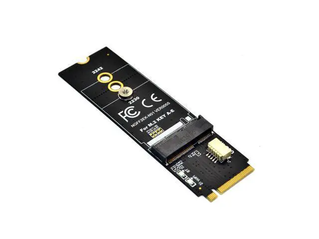Alt view image 11 of 12 - M.2 Wifi Adapter M.2 M Key to A+E Key Slot Wifi Bluetooth Network Card NGFF NVMe PCI express SSD Port to E key Slot Wifi Adapter
