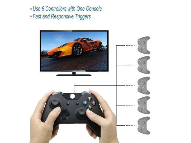 Alt view image 8 of 10 - For Xbox One Wireless Gamepad Remote Controller Mando Controle Jogos For Xbox One PC Joypad Game Joystick For Xbox One NO LOGO