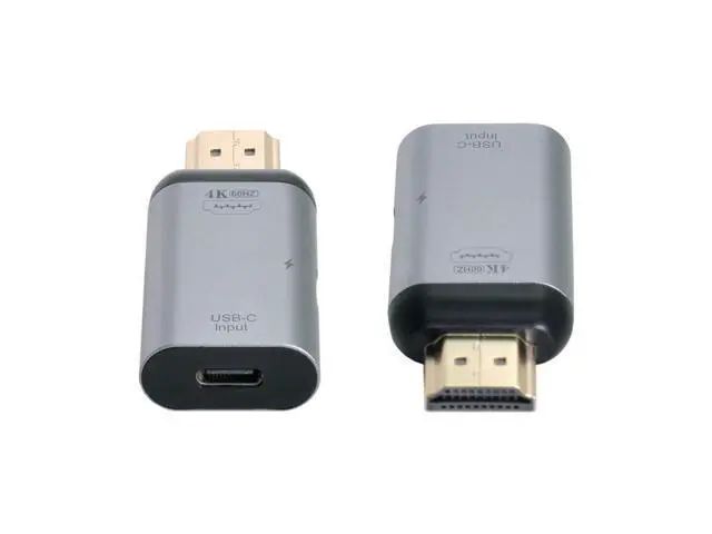 Alt view image 4 of 6 - HDTV Sink HDTV & PD Power Adapter 4K 60hz 1080p to USB-C Type C Female Source for Phone & Laptop