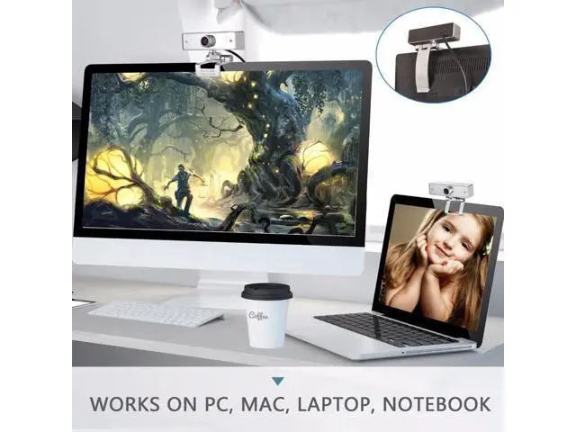 Alt view image 11 of 14 - Webcam USB2.0 Computer Network Live Camera Network Camera Free Drive USB Cam Hd Camera With Mic Web Camera for Computer