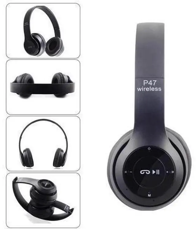 Main image of Blutooth Wireless Headphone Audio Stereo Cordless Headset Auriculares Bluetooth Earphone For Computer Head Phone PC With Mic