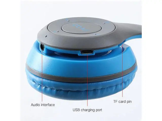 Alt view image 5 of 5 - Blutooth Wireless Headphone Audio Stereo Cordless Headset Auriculares Bluetooth Earphone For Computer Head Phone PC With Mic