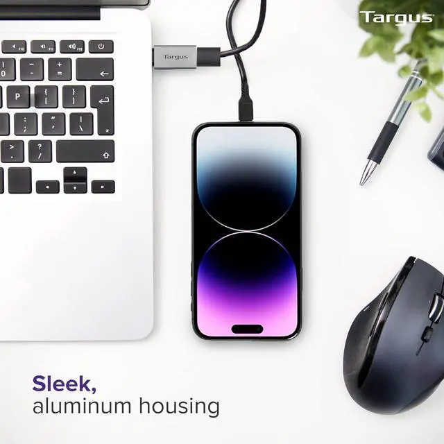 Alt view image 13 of 14 - USB-C to USB-A Adapter 2-Pack - Fast Data Transfer Compact Design - USB C to USB Adapter & USB to USB C Adapter - USB C Adapter Duo Supports USB 2.0 and USB 3.2 Gen 1 Devices (ACA979GL)