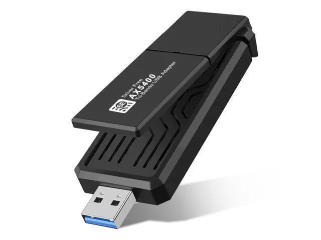 Alt view image 8 of 14 - AX5400 802.11AX WiFi 6E USB 3.0 WiFi Adapter - for PC Laptop Tri Band 6GHz/5GHz/2.4GHz, WPA3, Wireless USB WiFi Dongle Network Adapter,Only Compatible with Windows 11/10, Driver free (Black)
