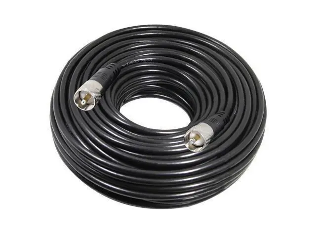 Alt view image 5 of 8 - RG8x Coaxial Cable 15ft, CB Coax Cable, UHF PL259 Male to Male Low Loss CB Antenna Cables, 50 Ohm for HAM Radio, Antenna Analyzer, Dummy Load, SWR Meter .