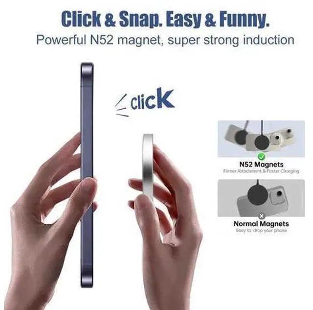 Alt view image 8 of 10 - For iphone 16/17 25W Fast Charge Magnet Wireless Phone Charger Type C 25W PD Charger for iphone for google
