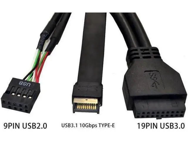 Alt view image 8 of 10 - 5.25 Inch USB 3.1 GEN2 Front Panel USB Hub 2 Ports USB 3.0 + 2 Ports USB2.0 + 1 Port TYPE-C with TYPE-E Connector for Desktop PC