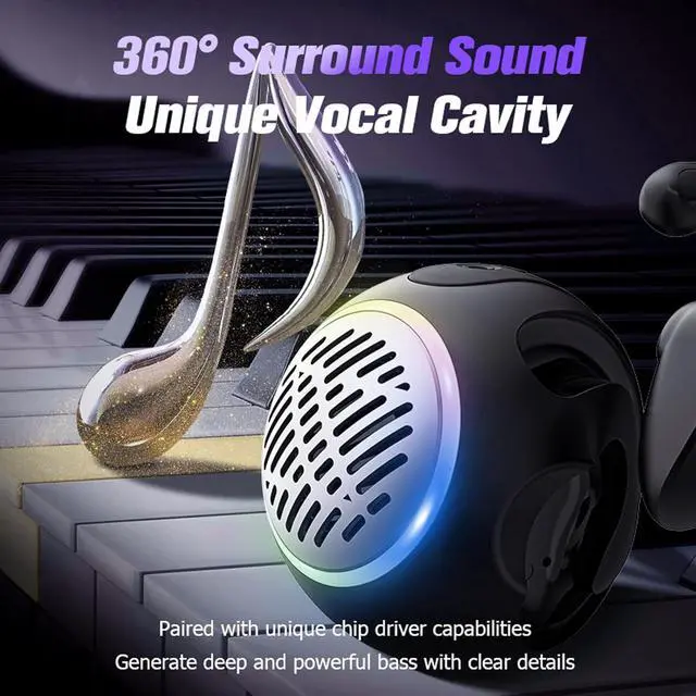 Alt view image 13 of 14 - Xmenha Mini Small Bluetooth Speaker with AI Language Translator Kids Earbuds Headphones Language Translation Earbuds Real Time for Kids Open Ear Buds Headphones Over Ear Translate Translating Earbuds