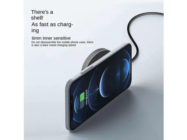 Alt view image 8 of 10 - For iphone 16/17 25W Fast Charge Magnet Wireless Phone Charger Type C 25W PD Charger for iphone for google White