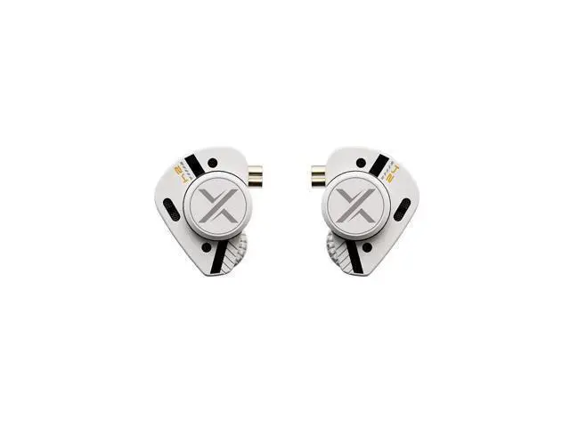 Alt view image 10 of 14 - ooopusX Op.24 2DD+4BA Hybird in-Ear Headphones Op24 HiFi Earphone Wired Monitors Earbuds with One Dial (Type C with mic)