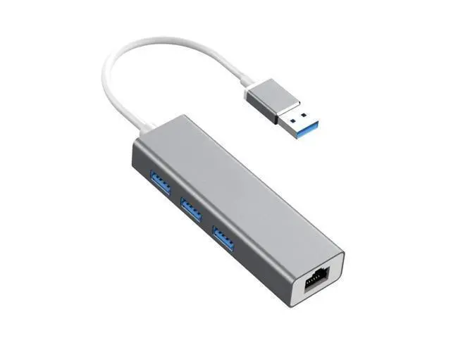 Alt view image 7 of 10 - 4 in 1 Multi USB Hub 3 0 For Laptop PC Computer Accessories Adaptador USB Port Splitter To RJ45 USB 3.0 Hub Adapter Charger