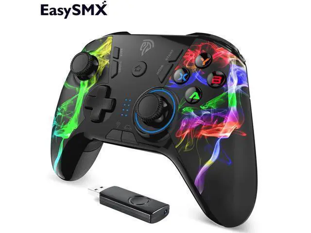 Alt view image 9 of 10 - ESM-9110 Wireless Gamepad Controller For PC Android TV Box PS3 Vibration Customised Buttons Gameapd PC Controller