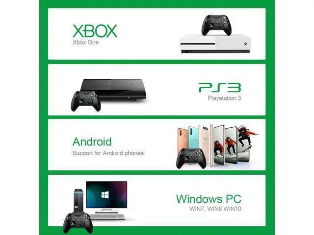 Alt view image 8 of 10 - 2.4GHz Wireless Gamepad Joystick Support For XBox 1 Controller For Win PC For ps3/Android smartphones Controller