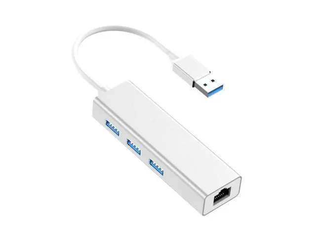 Alt view image 9 of 10 - 4 in 1 Multi USB Hub 3 0 For Laptop PC Computer Accessories Adaptador USB Port Splitter To RJ45 USB 3.0 Hub Adapter Charger