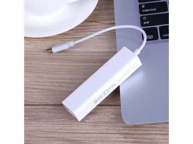 Alt view image 9 of 10 - 2021 NEW USB 3.1 HUB Type C to USB Splitter RJ45 Ethernet Lan Adapter Hub Thunderbolt 3 USB-C Dock Adapter For Macbook PC