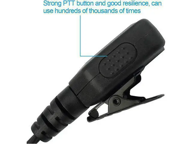 Alt view image 13 of 14 - Retevis Walkie Talkie Earpiece with Mic G Shape 2 Pin Adjustable Volume Headset Compatible with Retevis H-777 RT22 RT21 Baofeng UV-5R 888S 2 Way Radio(10 Pack)
