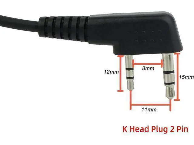 Alt view image 14 of 14 - Retevis Walkie Talkie Earpiece with Mic G Shape 2 Pin Adjustable Volume Headset Compatible with Retevis H-777 RT22 RT21 Baofeng UV-5R 888S 2 Way Radio(10 Pack)