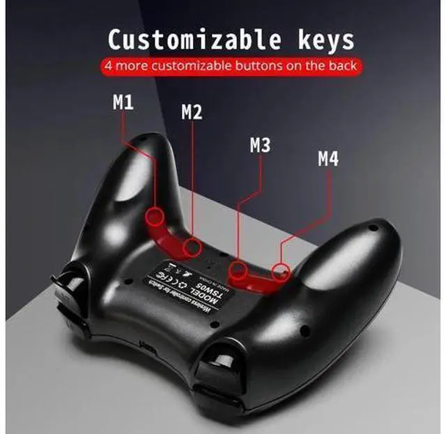 Alt view image 9 of 10 - Game Controller For Nintendo Switch Bluetooth Wireless Joystick For Nintend Switch Dual vibration Gamepad For PC/PS3