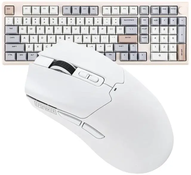 Alt view image 8 of 14 - Galaxy100 QMK/VIA Wireless Gaming Keyboard+Click Gaming Mouse Wireless 2.4Ghz/Bluetooth/Type-C