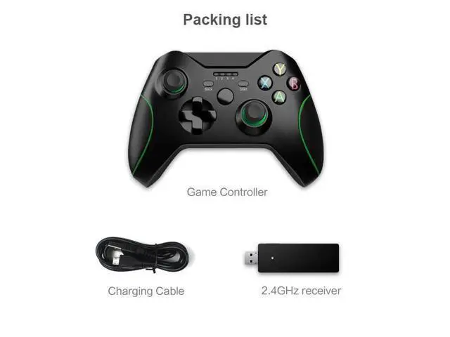 Alt view image 10 of 10 - 2.4GHz Wireless Gamepad Joystick Support For XBox 1 Controller For Win PC For ps3/Android smartphones Controller