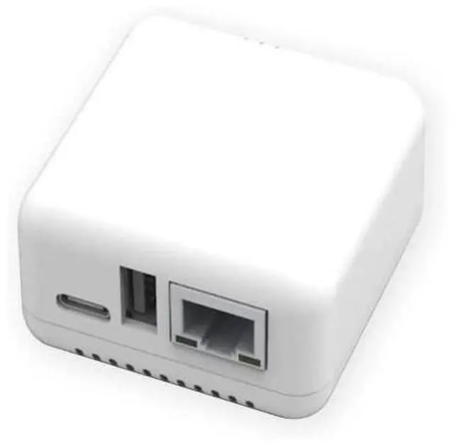 Alt view image 13 of 14 - NP330 USB 2.0 Print Server Mini Network Server Support for Cable/Phone/Computer Printing (Cable/WiFi Print)