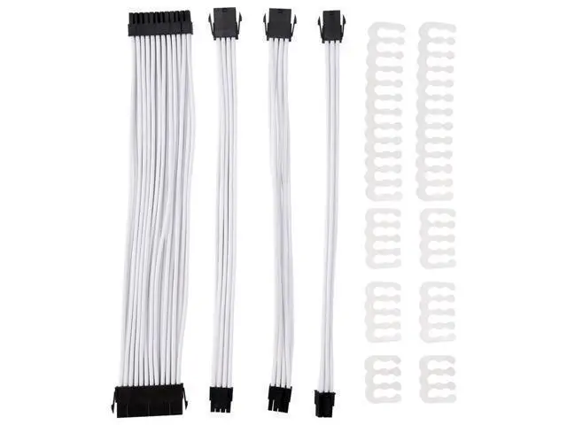 Alt view image 2 of 2 - Basic Extension Cable Kit; 1pc Atx 24n/Eps 4+4n/Pci-E 8n/Pci-E 6n Power Extension Cable