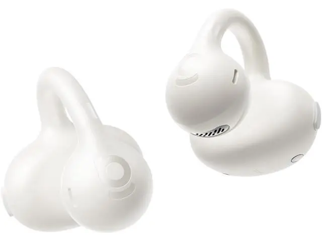 Alt view image 8 of 14 - Bass BC1 Open Ear Earbuds Clip-On Headphones, Open-Ring Comfort with Tri-Curve Snug Clip, Powerful Sound with SuperBass, 4-Mic Clear Calls, IP55 Waterproof, 38H Playtime, Lightweight