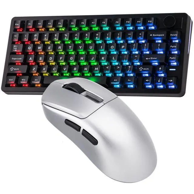 Alt view image 8 of 14 - HE75 V2 Hall Effect Gaming Keyboard+NEX Pro Wireless Gaming Mouse with RGB Charging Dock