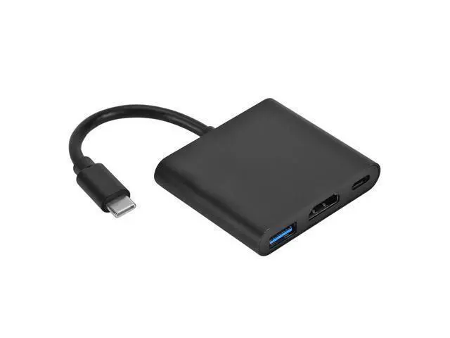 Alt view image 4 of 5 - 3 in 1 Type-C HUB USB 3.0 USB-C Female Converter Small Household Computer Accessories for Laptop Notebook PC