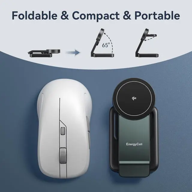 Alt view image 13 of 14 - 3-in-1 Wireless Charging Station for Devices Qi2 Certified 15W Charger Stand Magnetic Foldable Fast Charger for iPhone 16/15/15 Pro/14/13/12 Watch AirPods (30W USB-C Charger Included)