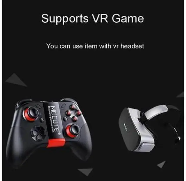 Alt view image 9 of 10 - 054 Bluetooth Gamepad Mobile Joypad Android Joystick Wireless VR Controller for Smartphone Tablet PC Phone
