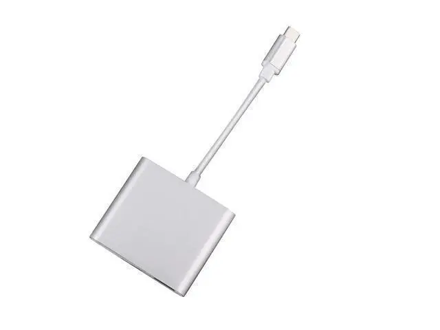 Alt view image 7 of 10 - C USB 3.1 to USB-C 4K USB 3.0 Adapter 3in1 Hub For Apple Macbook NEW usb3.1 Adapter Cable Dropshipping