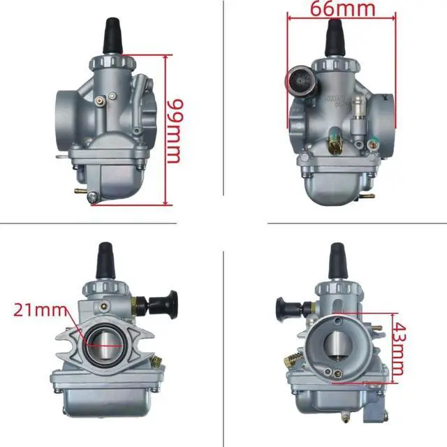 Alt view image 10 of 10 - 28mm for Yamaha RS100 RX100 RS RX 100 for RX-King VM24 Motorcycle Carburetor Carb