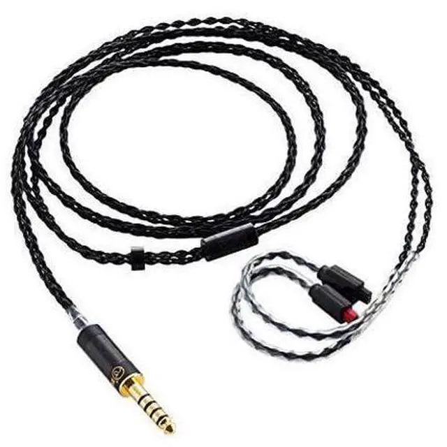 Alt view image 4 of 6 - Cable ZY-213 4.4mm Balance Cable ATH-IM01 02 03 04 50 70 Headphone Extension Cords Upgrade Cable