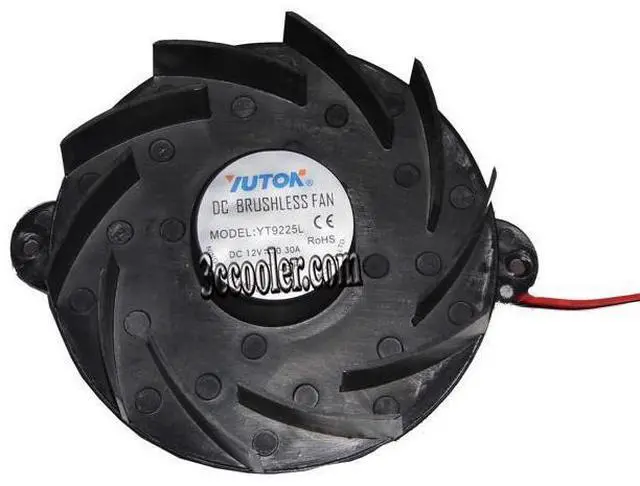 Alt view image 4 of 6 - Yuton YT9225L DC 12V 0.3A 2 Wire Microwave oven Fan, Cooker fan