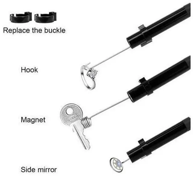 Alt view image 7 of 8 - 3.9mm Endoscope Camera Borescope 1080P HD IP67 Waterproof Flexible Inspection Camera Professional USB Endoscope Camera with 6LED