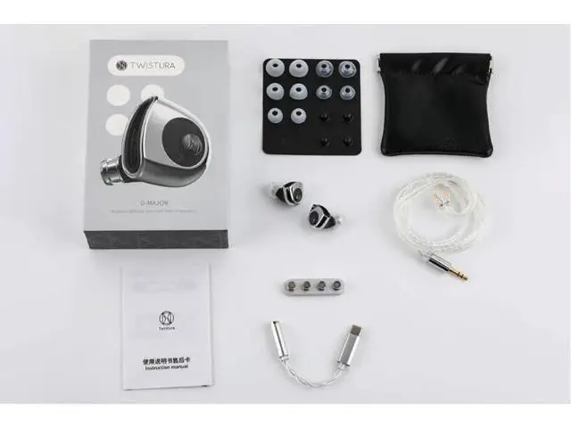 Alt view image 10 of 10 - TWISTURA D Major 10mm Dynamic Driver in-Ear Headphone 0.78mm 2-pin Interchan (with mic)