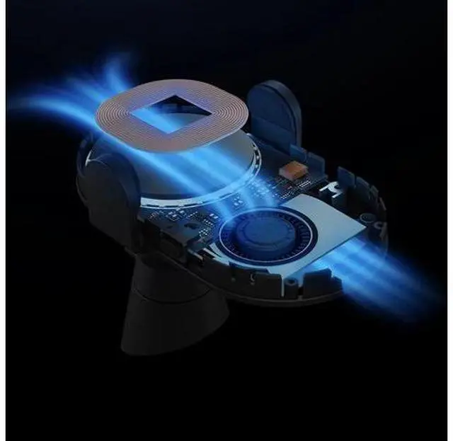 Alt view image 9 of 10 - Car Charger 20W Wireless Car Charger Max Electric Auto Pinch 2.5D Glass Ring Lit For Wireless Charging
