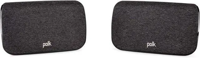 Alt view image 8 of 14 - Polk Audio SR2 Wireless Surround Sound Speakers Compatible with Polk React and Magnifi Bars - Immersive Surround Sound, Easy Set Up, Multiple Placement Options, 2 Count (Pack of 1)