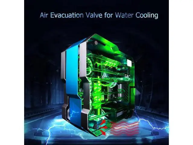 Alt view image 9 of 10 - G1/4 Exhaust Plug Automatic Air Evacuation Valve for Computer PC Water Cooling System Pressure Reducing Valve