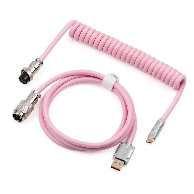 Alt view image 13 of 14 - X Aula F75 75% Wireless Gaming Keyboard+Puff Aviator Coiled USB Cable