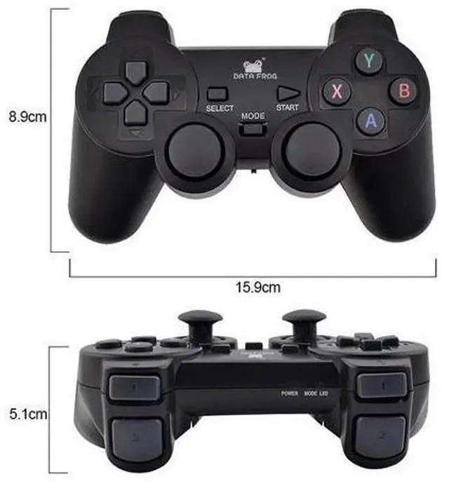 Alt view image 10 of 10 - 2 Players 2.4G Wireless Game Gamepad Controller For Android Smart Phone Joystick For Android TV Box For PC Joysticks