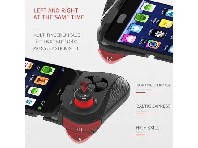 Alt view image 7 of 10 - 058 Game Controller Wireless Bluetooth Gamepad Mobile Legends Gaming Joystick Joypad for Android Phones FPS Moba Games