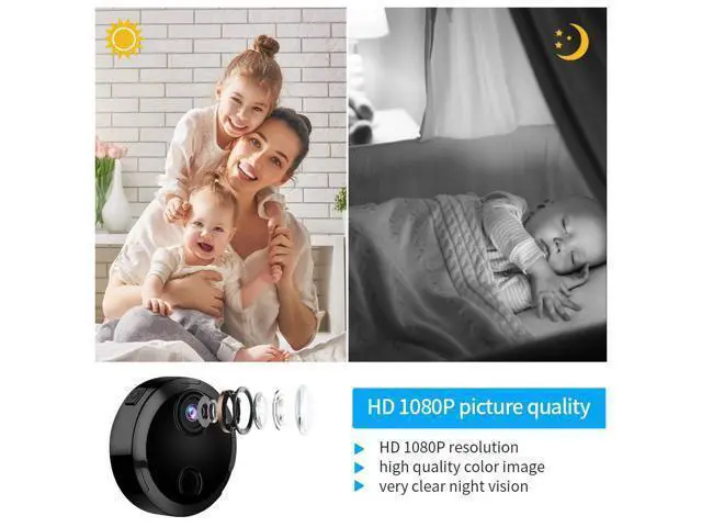 Alt view image 12 of 12 - OEM 1080P HD Wireless Wifi IP Security Camcorder Night Vision Mini Camera With Anti-theft Remote Monitoring App