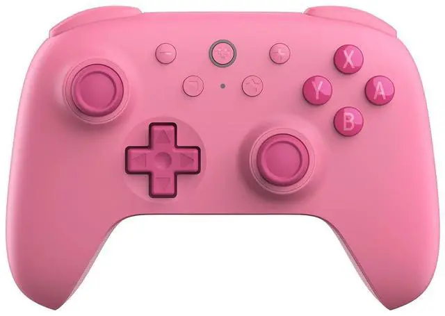 Alt view image 7 of 12 - 8BitDo Ultimate 2C Bluetooth Controller for Switch/Switch 2, Wireless Controller with 6-Axis Motion Control, Rumble Vibration, Refined D-Pad and Bumpers, and Hall Effect Joysticks (Pink)