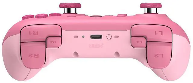 Alt view image 9 of 12 - 8BitDo Ultimate 2C Bluetooth Controller for Switch/Switch 2, Wireless Controller with 6-Axis Motion Control, Rumble Vibration, Refined D-Pad and Bumpers, and Hall Effect Joysticks (Pink)